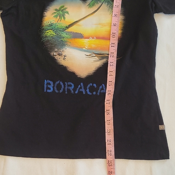 Black Boracay Graphic T-Shirt L - Picture 7 of 7